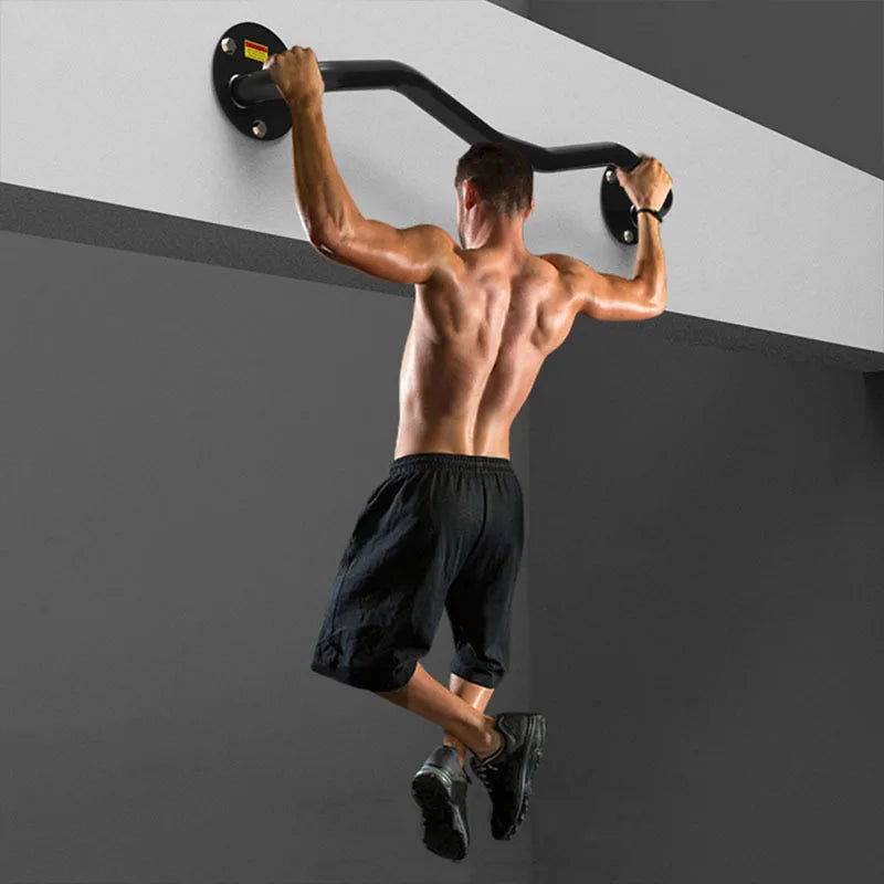 Stainless Steel Horizontal Bar for Fitness, Load-Bearing, Pull-up Wall-mounted Equipment, Biceps, Triceps, Training Bars, 200kg