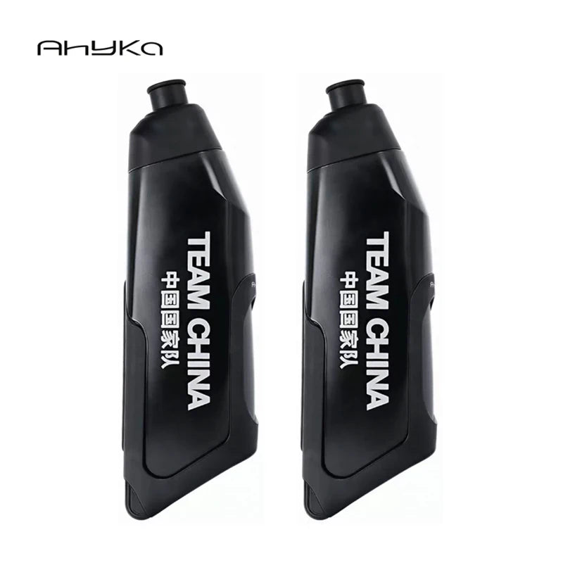 AhyKa Bicycle Aerodynamic Water Bottle Bracket Set 600ml Bike Water Bottle Road MTB Bike Frame Down Tube Riding Water Kettle