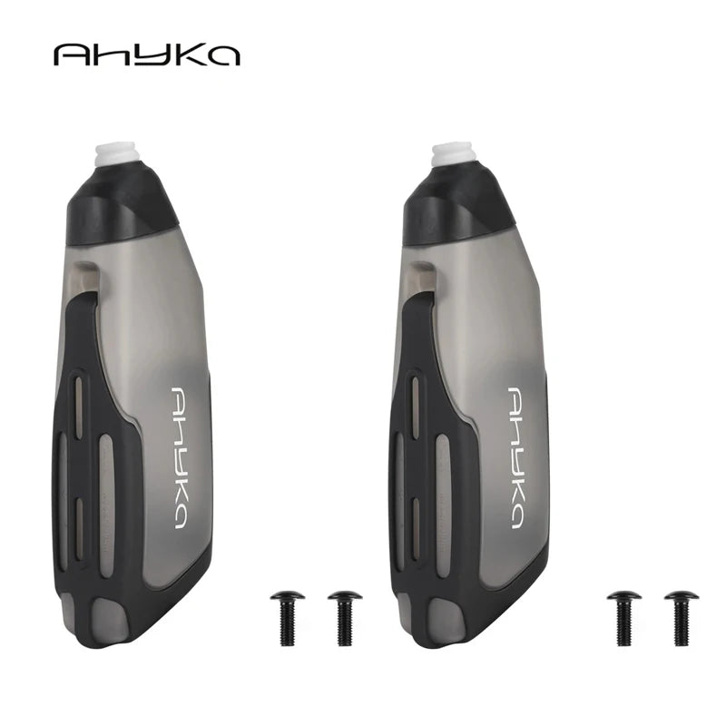 AhyKa Bicycle Aerodynamic Water Bottle Bracket Set 600ml Bike Water Bottle Road MTB Bike Frame Down Tube Riding Water Kettle