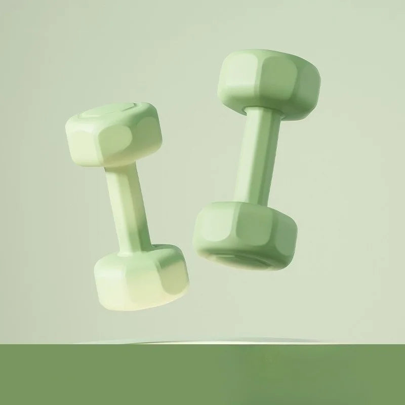 2PCSPair 1kg Ladies Women Dumbbells Set Aerobic Training Hand Weights Workout Gym Home Fitness