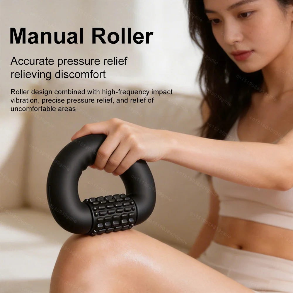 Vibrating Massage Roller, High Density Massage Roller Back Roller Foam for Neck Back Relief & Muscle Recovery Physical Therapy