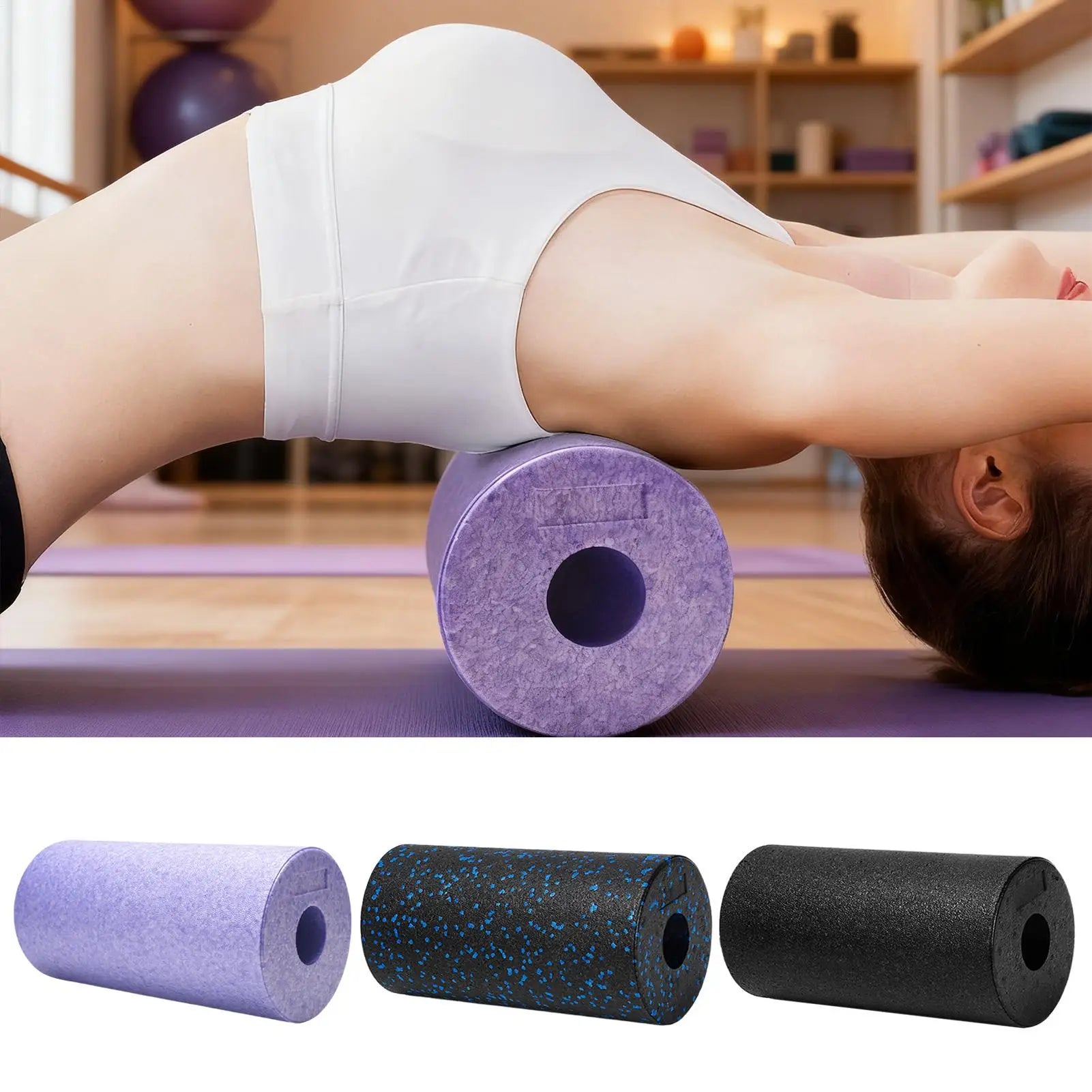 Massage Foam Roller for Muscle Massage Relaxation Body Slimming Yoga Column Fitness Equipments For Yoga Physical Activities
