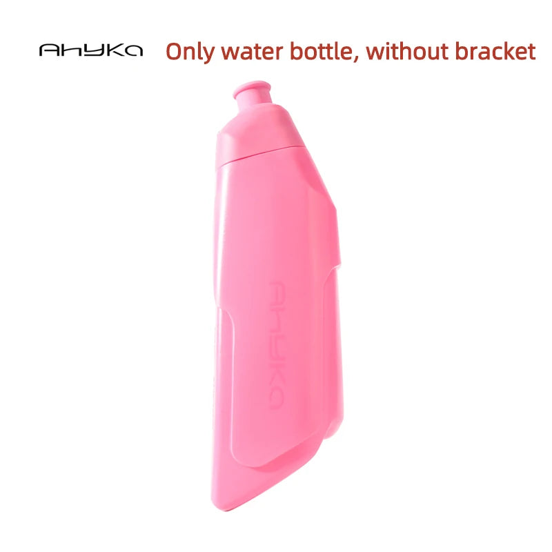 AhyKa Bicycle Aerodynamic Water Bottle Bracket Set 600ml Bike Water Bottle Road MTB Bike Frame Down Tube Riding Water Kettle