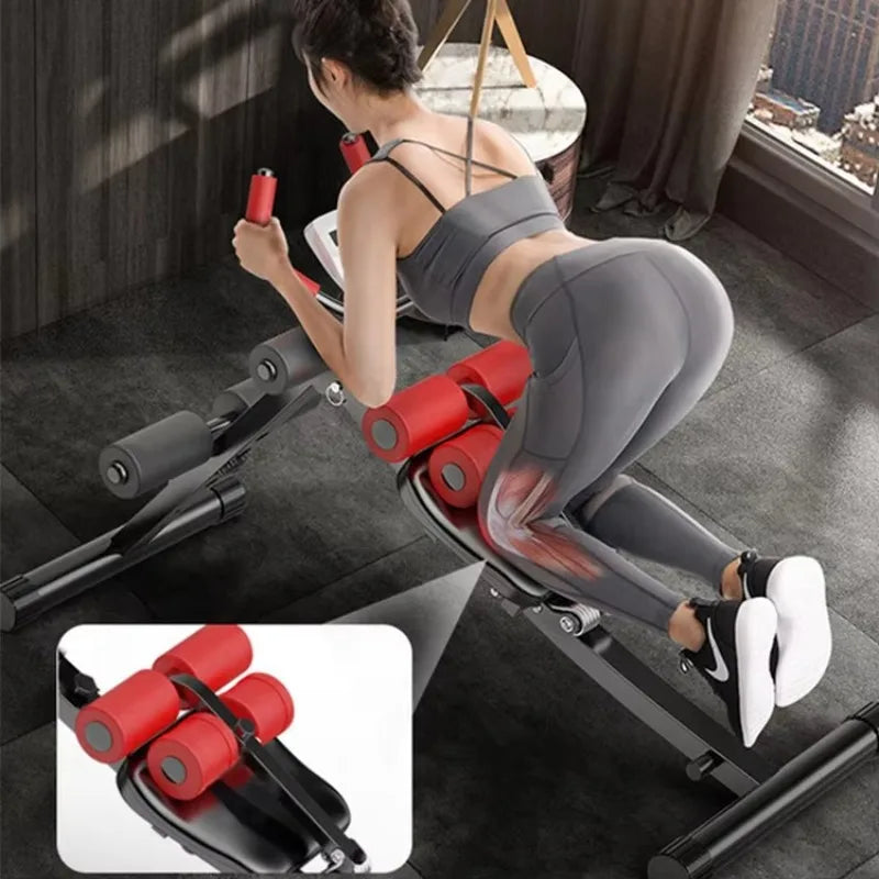 Foldable Sit up Bench Adjustable Ab Bench for Home Gym Core Training Exercise