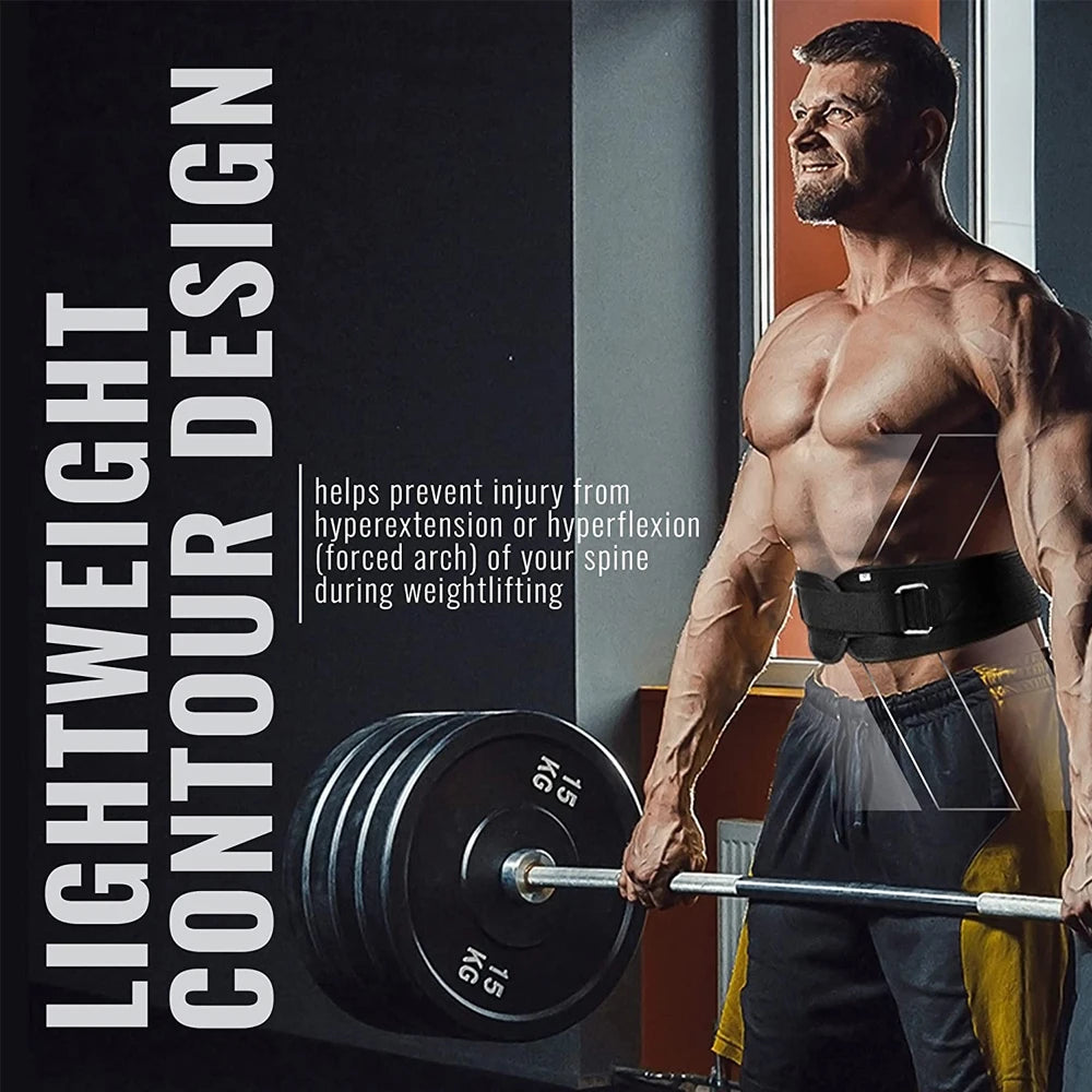 10MM Leather Weight Lifting Belt - Heavy Duty 6" Powerlifting Belt for Deadlifts, Squats, CrossFit - Men & Women