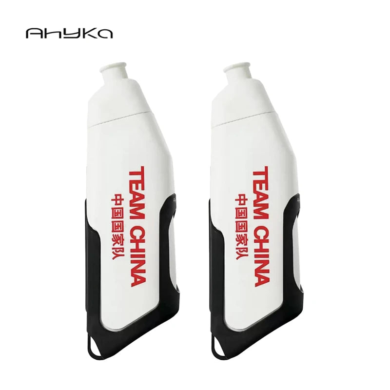 AhyKa Bicycle Aerodynamic Water Bottle Bracket Set 600ml Bike Water Bottle Road MTB Bike Frame Down Tube Riding Water Kettle