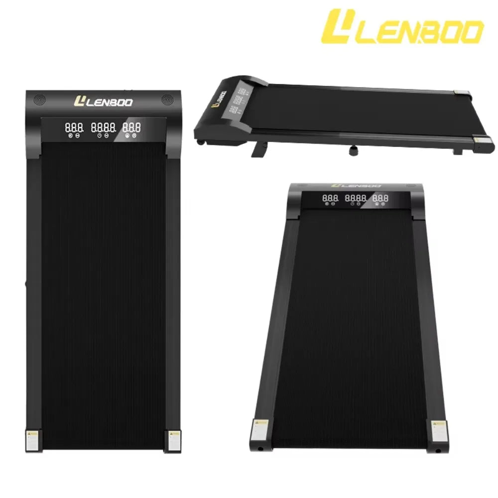 Portable Walking Pad Home Hub Treadmill Incline 0.75-2.0HP Motor 1-6km/h Speed Small Home Use Electric
