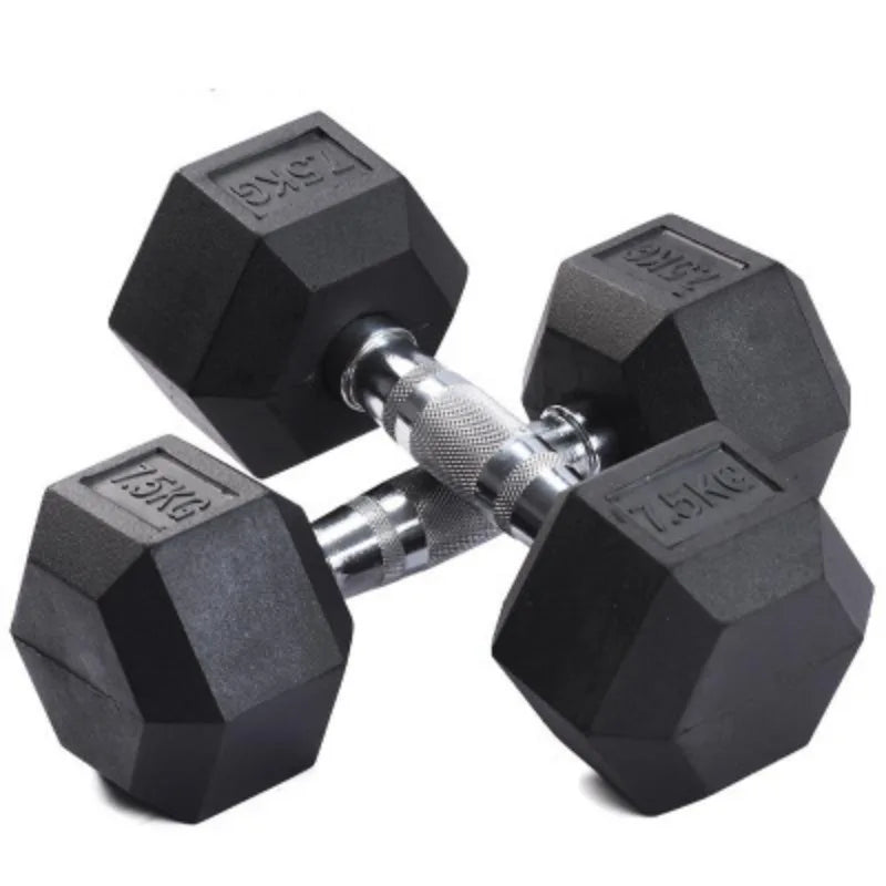 10kg Hex Dumbbells: Unisex Fitness Equipment—Durable, Non-Slip Design