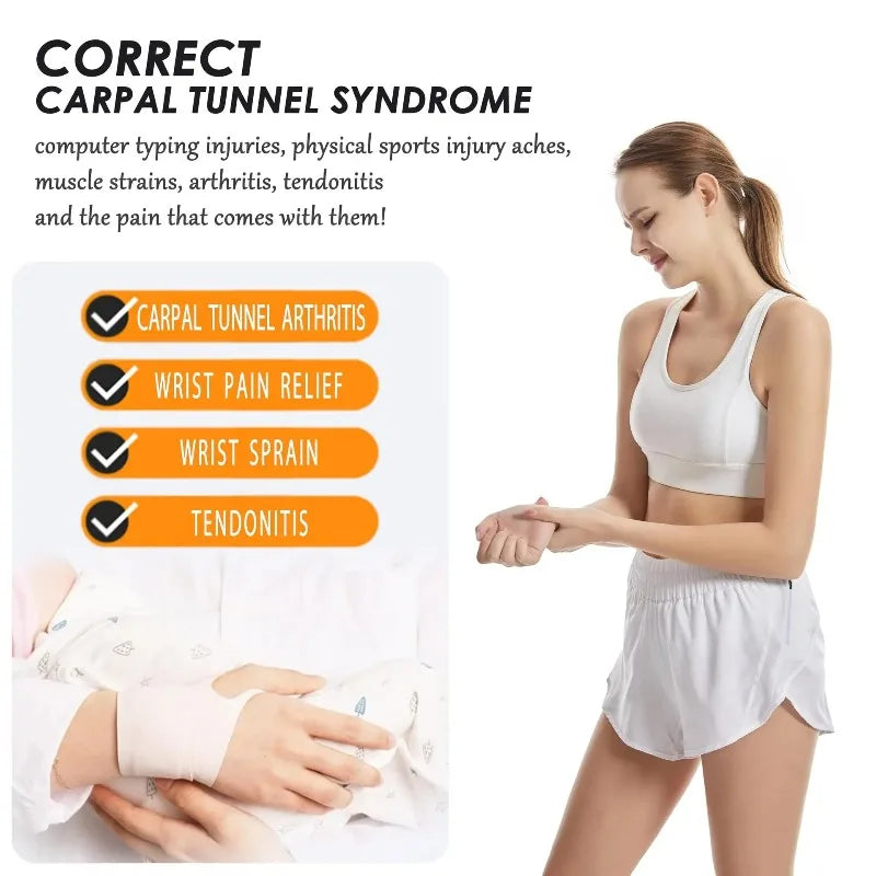 Sports wristband and strain protection cover for men and women lightweight and breathable sports and fitness wrist protection