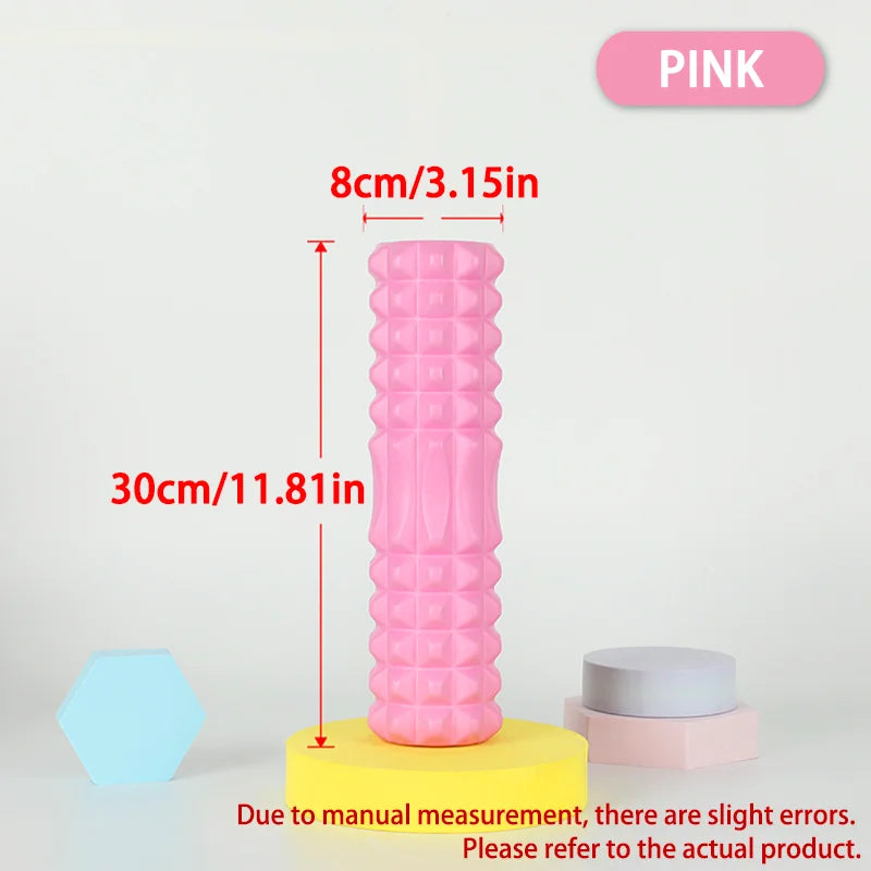 Foam Rollers for Muscle Massage 30/45CM - HIGH-Density Back Foam Roller for Back Pain Relief & Muscle Recovery in Legs & Arms