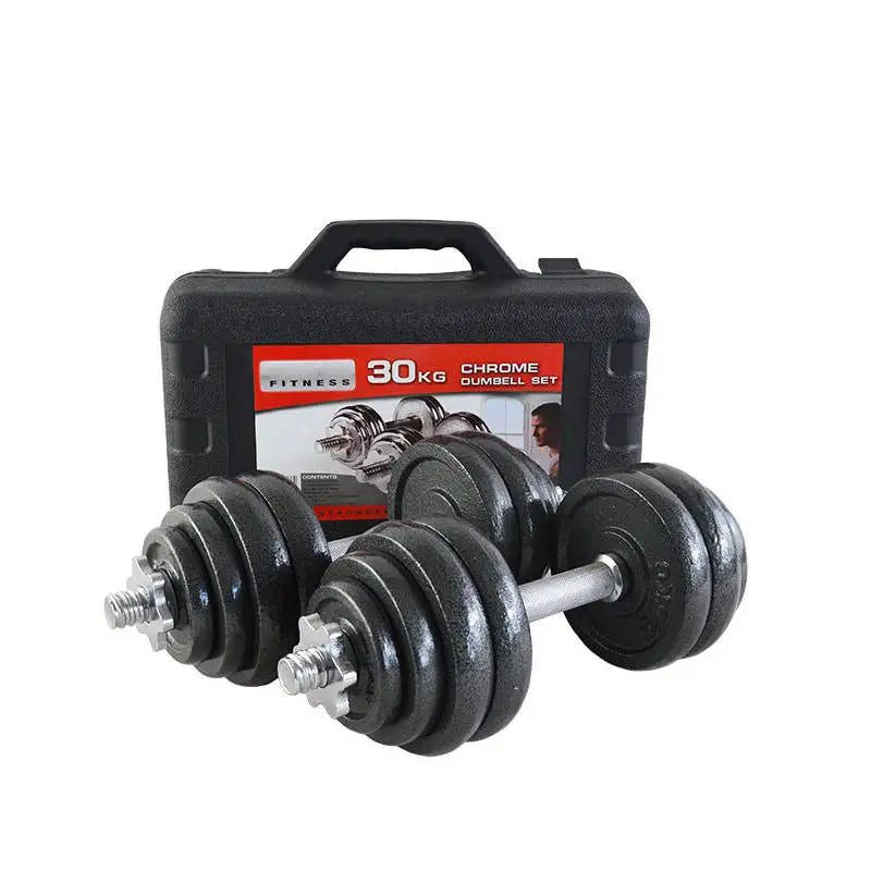 2026 Customizable 10kg-55kg Steel Dumbbell Barbell Combination Set for Arms Body Factory Direct Stock Wholesale Home Gym Fitness