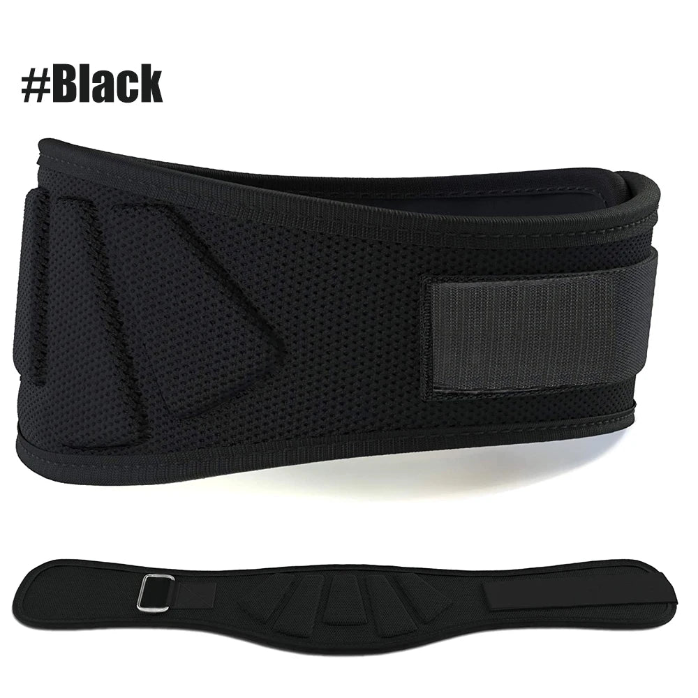 10MM Leather Weight Lifting Belt - Heavy Duty 6" Powerlifting Belt for Deadlifts, Squats, CrossFit - Men & Women