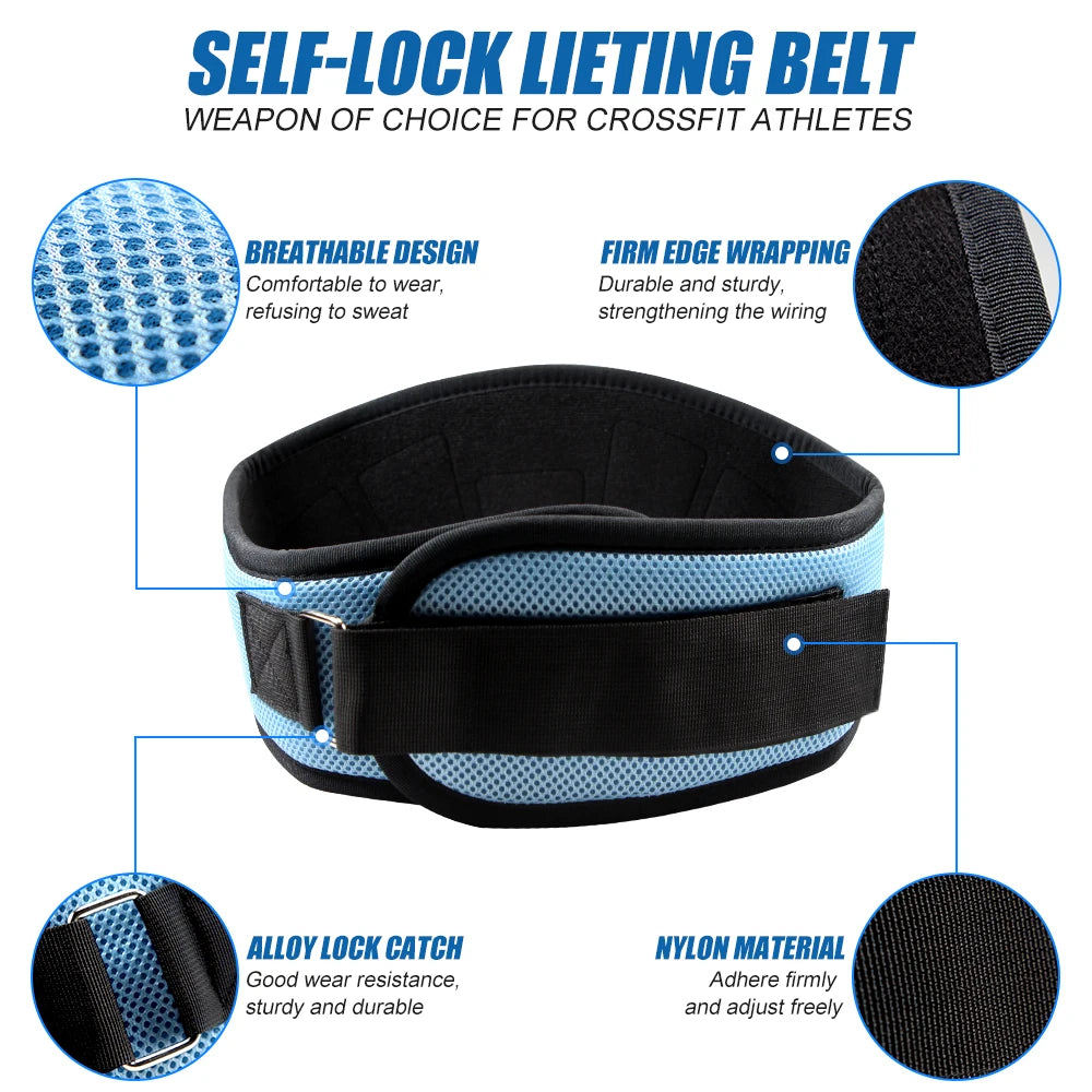 10MM Leather Weight Lifting Belt - Heavy Duty 6" Powerlifting Belt for Deadlifts, Squats, CrossFit - Men & Women