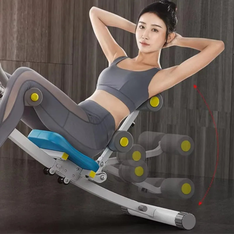 Foldable Sit up Bench Adjustable Ab Bench for Home Gym Core Training Exercise
