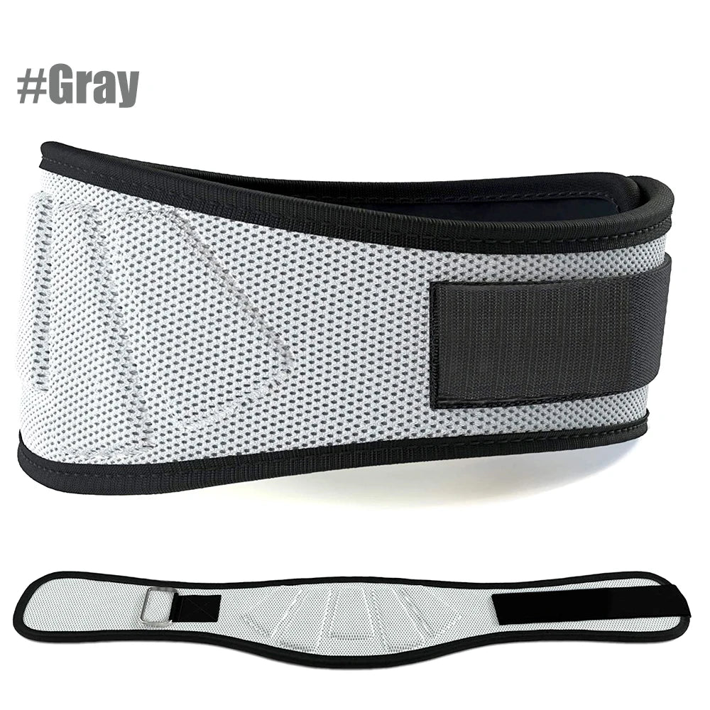 10MM Leather Weight Lifting Belt - Heavy Duty 6" Powerlifting Belt for Deadlifts, Squats, CrossFit - Men & Women