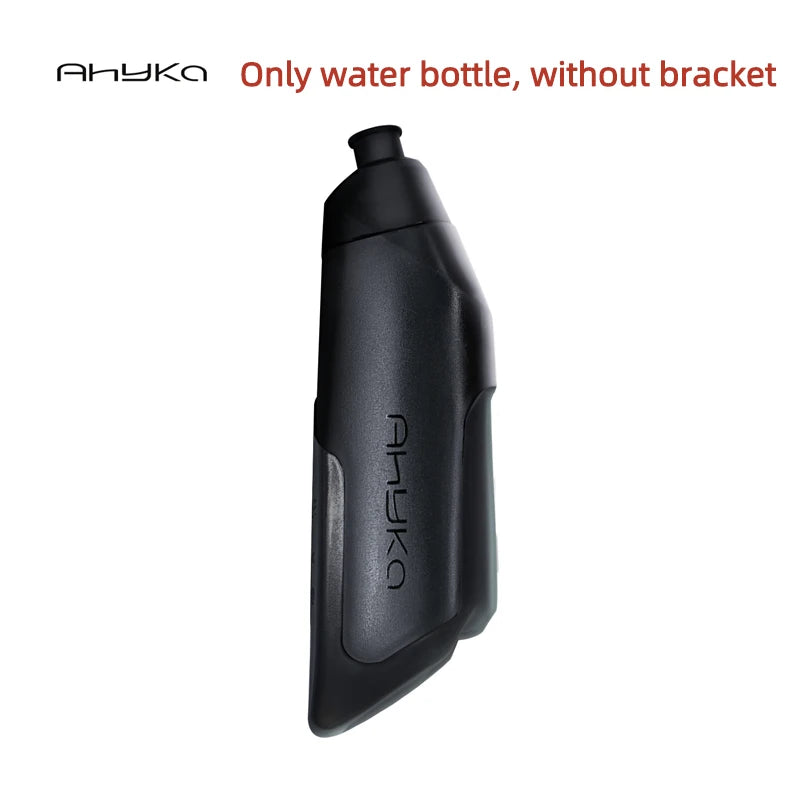 AhyKa Bicycle Aerodynamic Water Bottle Bracket Set 600ml Bike Water Bottle Road MTB Bike Frame Down Tube Riding Water Kettle