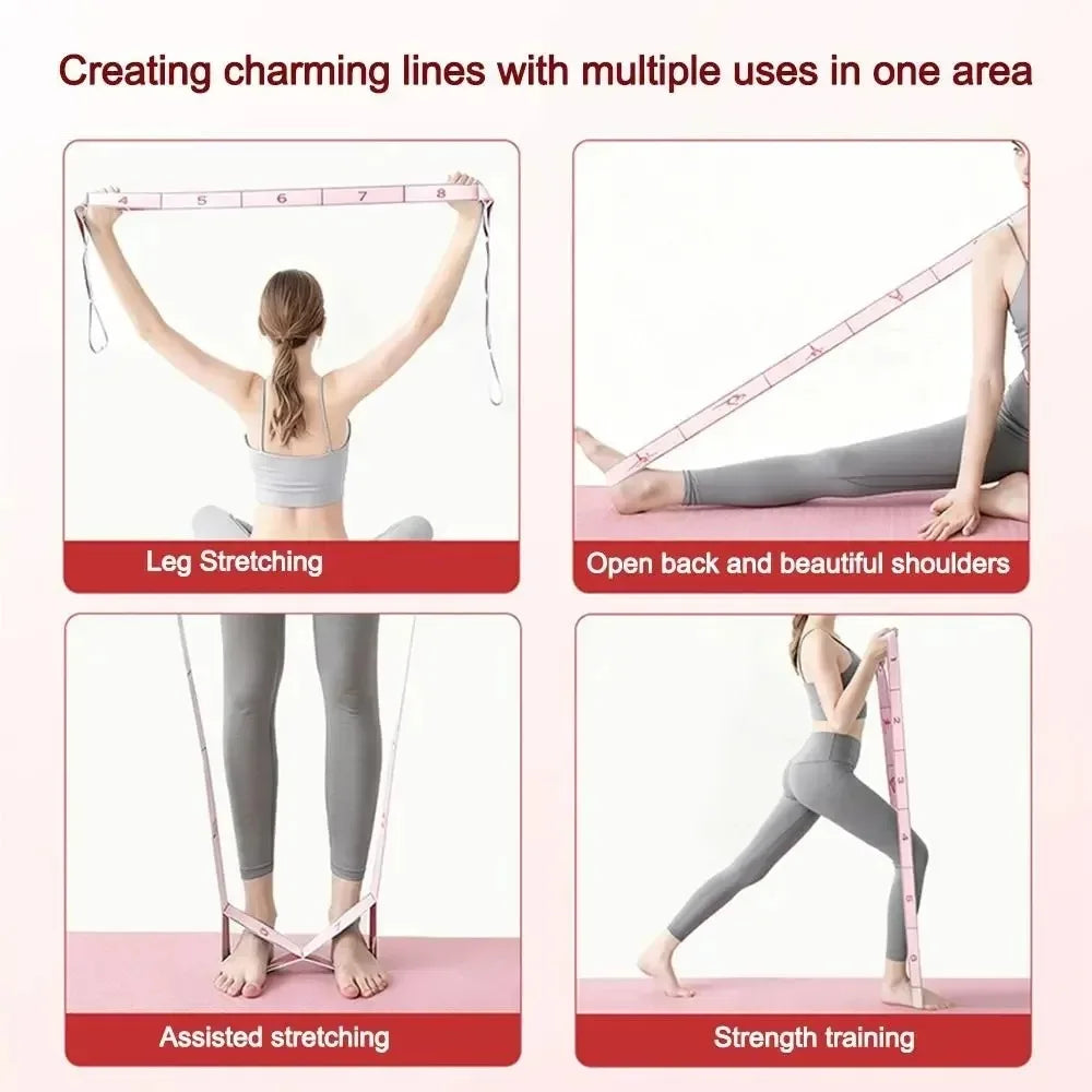 Numbered Fabric Resistance Bands For Men Women Non Slip Elastic Exercise Bands With Loops For Yoga Pilates Physical Therapy Home