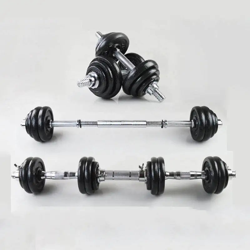 2026 Customizable 10kg-55kg Steel Dumbbell Barbell Combination Set for Arms Body Factory Direct Stock Wholesale Home Gym Fitness