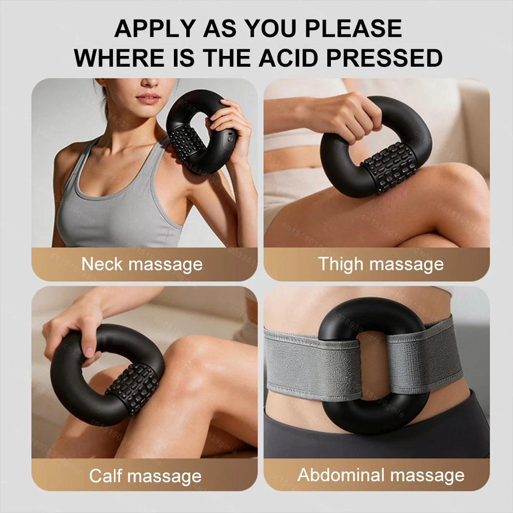 Vibrating Massage Roller, High Density Massage Roller Back Roller Foam for Neck Back Relief & Muscle Recovery Physical Therapy